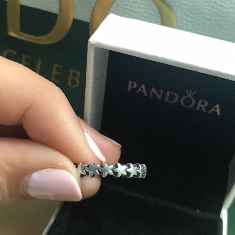 PANDORA Forever Star Stackable Ring